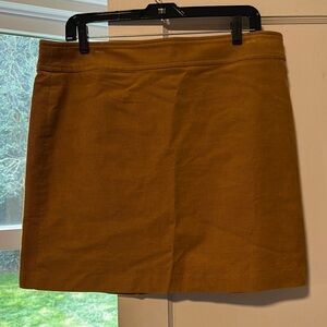 J Crew Mercantile Tan Corduroy A Line skirt